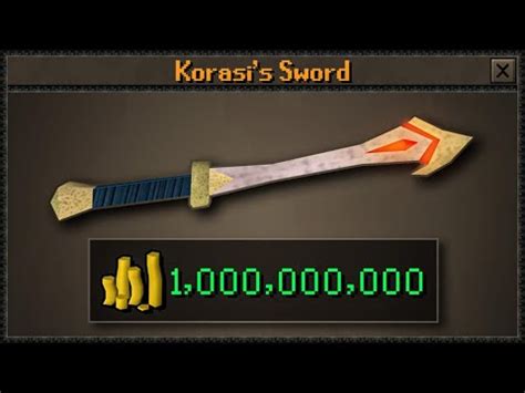 History [edit | edit source]. Aside from the weapon's name, it is very similar to RuneScape's Korasi's sword as it was in 2010, which was given as an untradeable reward for completing the grandmaster quest The Void Stares Back.As the quest required 80 Magic, 71 Firemaking, 70 Construction, 70 Crafting, 70 Smithing, 55 Summoning, 10 Defence, and …